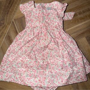 NWOT Edgehill Collection Baby Easter Size 6 Months Pink Floral Dress Bloomers